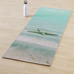 Starfish Summer Tropical Vacation Custom Yoga Mat