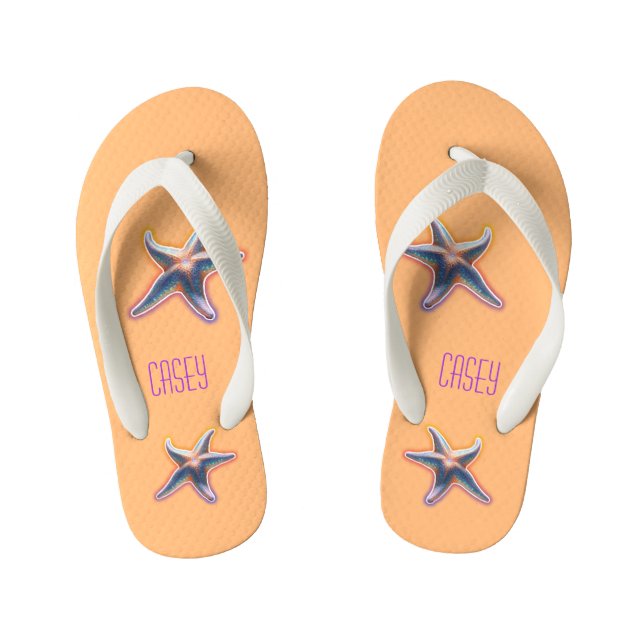 Starfish Surprise Kid's Flip Flops (Footbed)