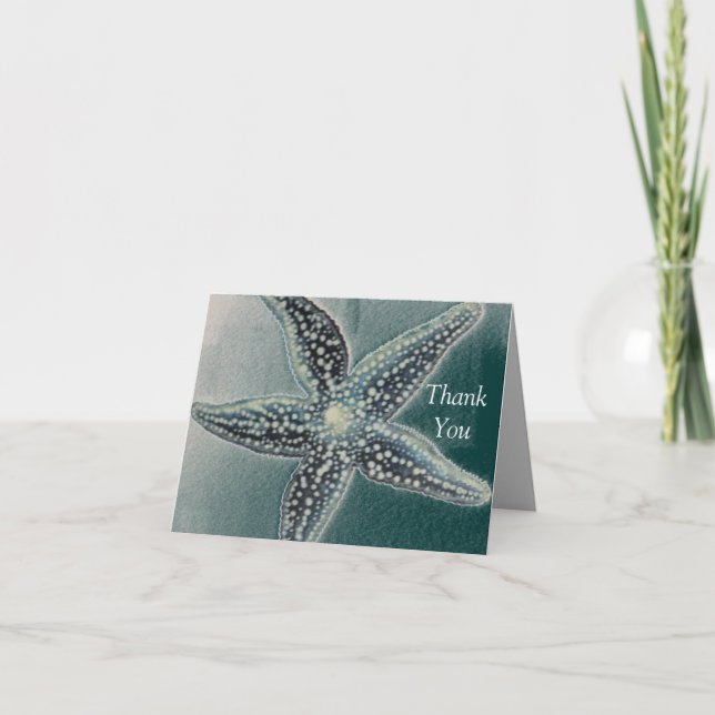 Starfish Thank You Card (Front)