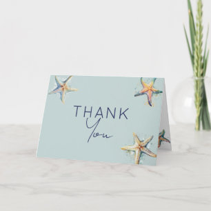 STARFISH  THANK YOU CARD