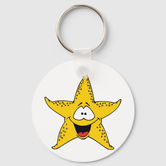 Starfish the Sea Star Keychain (Front)