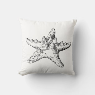 Starfish Throw Pillow