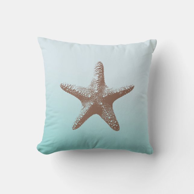 Starfish Throw Pillow (Front)