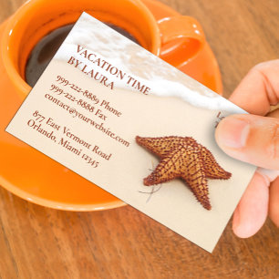 Starfish Travel Agency Business Card