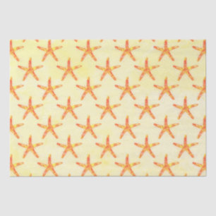 Starfish Watercolor Art Pattern Tissue Paper