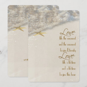 Starfish Wedding Invitation