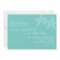 Starfish Wedding Invitation - Blue