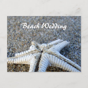 Starfish Wedding Postcard