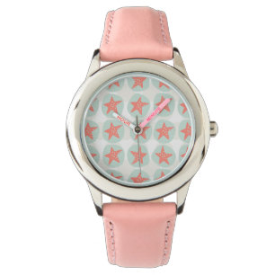 Starfish Whimsical Sea Ocean Nautical Watch