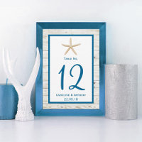 Starfish Whitewashed Wood Beach Wedding Collection
