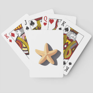 Starfish with Its Shadow Playing Cards