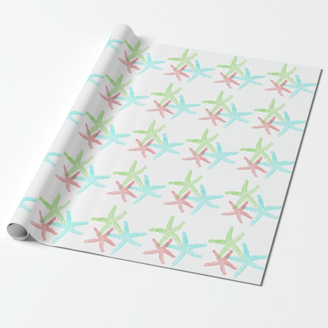 Starfish Wrapping paper (Unrolled)