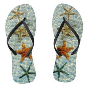 Starfishes Flip Flops