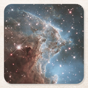 Starforming Region Ngc 2174, Monkey Head Nebula. Square Paper Coaster