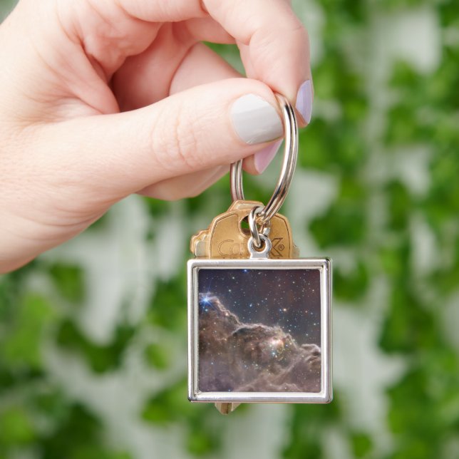 Starforming Region Ngc 3324 In The Carina Nebula. Keychain (Hand)