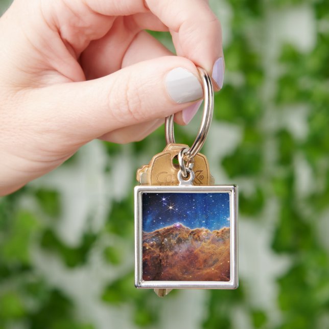Starforming Region Ngc 3324 In The Carina Nebula. Keychain (Hand)