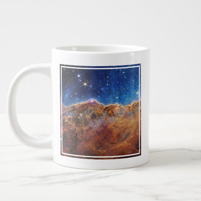 Starforming Region Ngc 3324 In The Carina Nebula. Large Coffee Mug (Left)