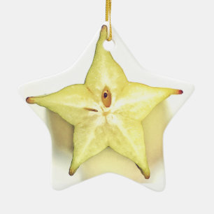 Starfruit Dble-Sided Star Ornament