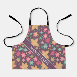 Starfruit Watercolor Colourful Personalized Patter Apron