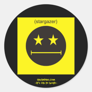 Stargazer Classic Round Sticker