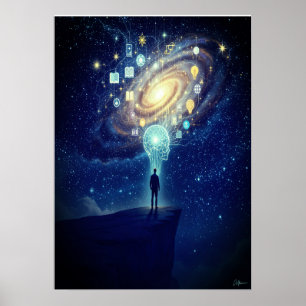 Stargazer Cosmic Poster - Elevate Your Space