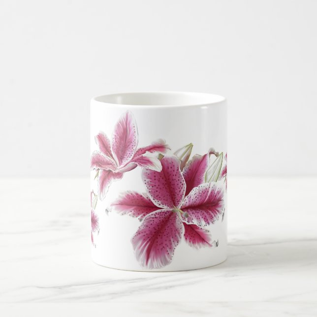 Stargazer Lilies Coffee Mug (Center)