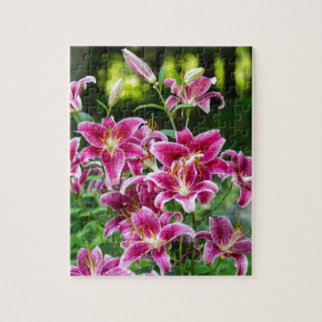 Stargazer Lilies Jigsaw Puzzle (Vertical)