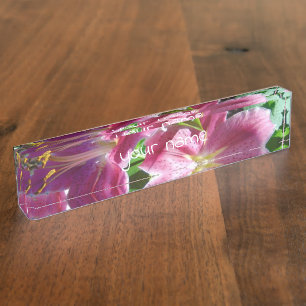 stargazer lilies nameplate