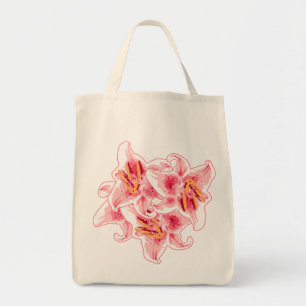 Stargazer Lilies Tote Bag