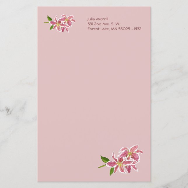 stargazer lily (Front)