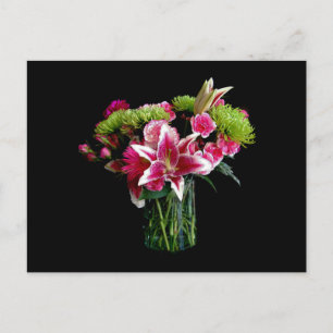 Stargazer Lily Bouquet Postcard