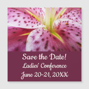 Stargazer Lily Bright Magenta Floral