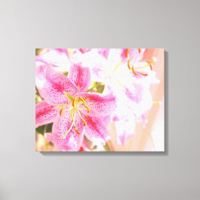 stargazer lily canvas print (Front)