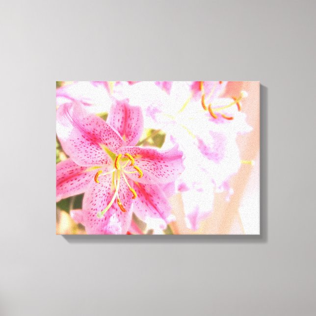 stargazer lily canvas print (Front)