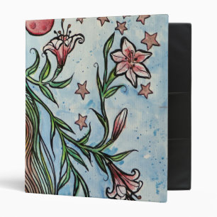 Stargazer Lily Goddess with her White Cat Binder