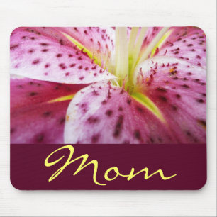 Stargazer Lily Personalized Mousepad