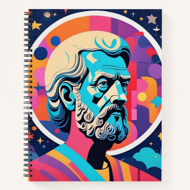 Stargazer Philosopher: The Mind's Cosmos Notebook (Front)