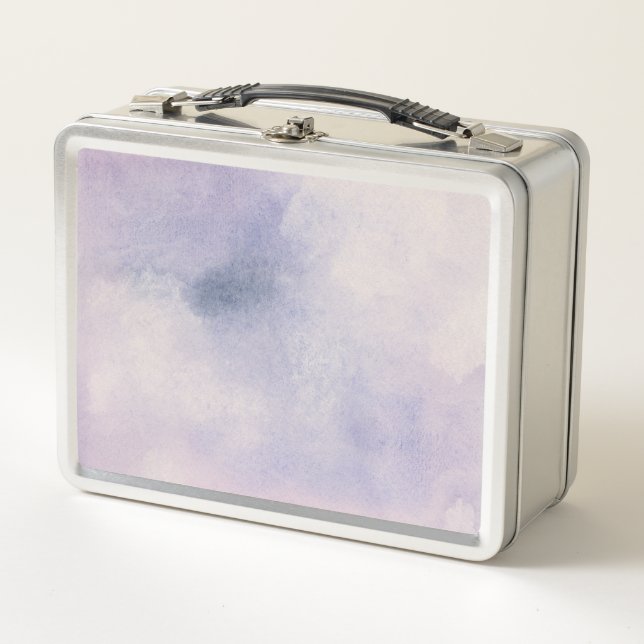 Stargazer | Purple & Blue Metal Lunch Box (Front)