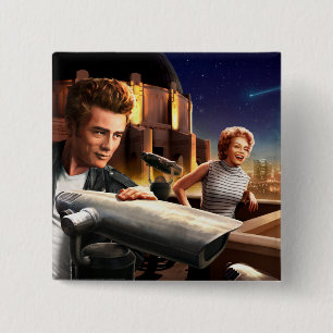 Stargazers 2 inch square button