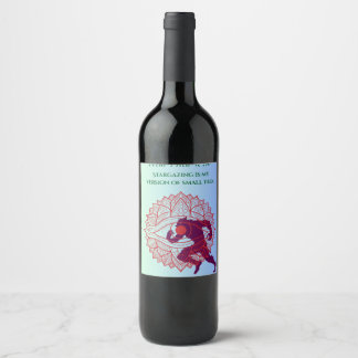Stargazing Is My Version of Small Talk – Cosmic Ey Wine Label