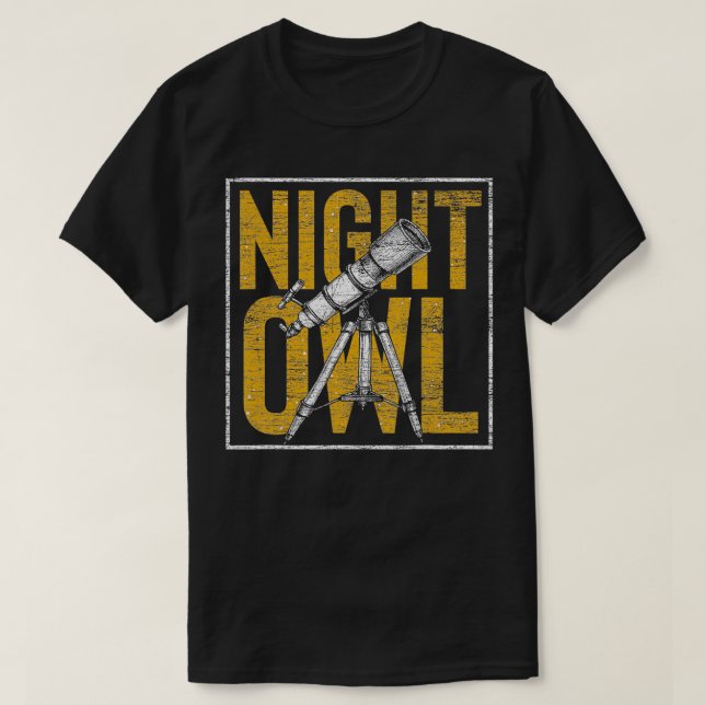 Stargazing Scientist Stars Constellation Gift Idea T-Shirt (Design Front)