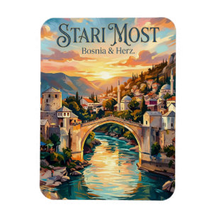 Stari Most Bosnia & Herz. Magnet