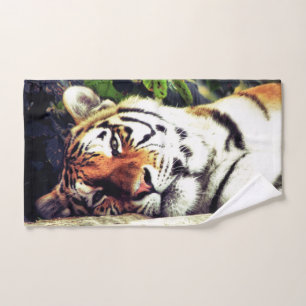 Staring Tiger Hand Towel