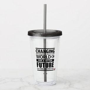 Stark Industries Changing The World Acrylic Tumbler