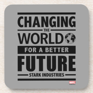 Stark Industries Changing The World Coaster