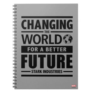 Stark Industries Changing The World Notebook