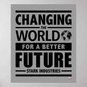 Stark Industries Changing The World Poster