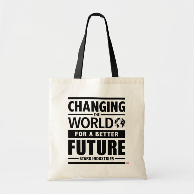 Stark Industries Changing The World Tote Bag (Front)