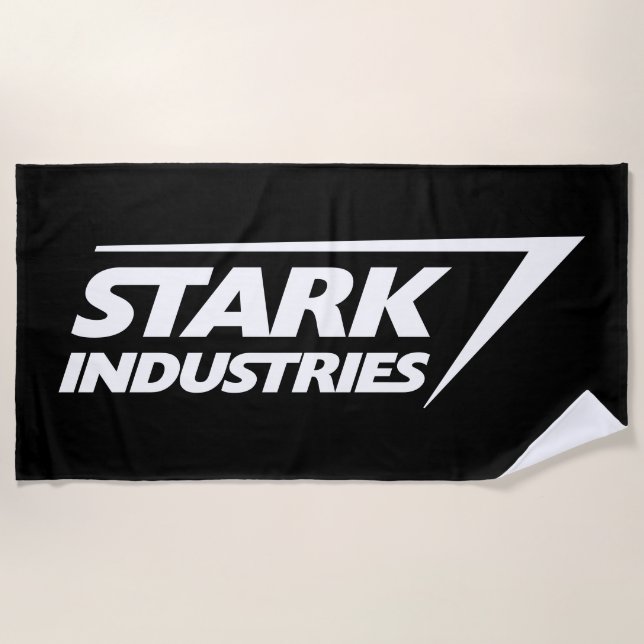 Stark Industries Logo Beach Towel (Front)