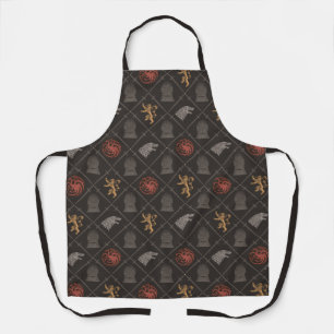Stark, Lannister, Targaryen, Iron Throne Pattern Apron